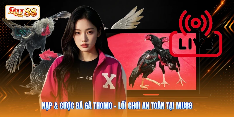 Nạp & Cược Đá Gà Thomo - Lối Chơi An Toàn Tại MU88